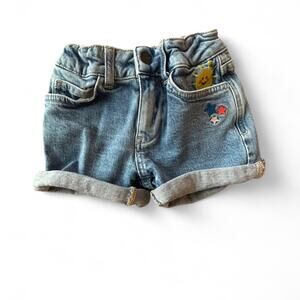 Mini Boden Rainbow Denim Shorts – Size 3Y